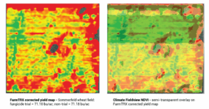 Comparing yield monitor results in FieldView